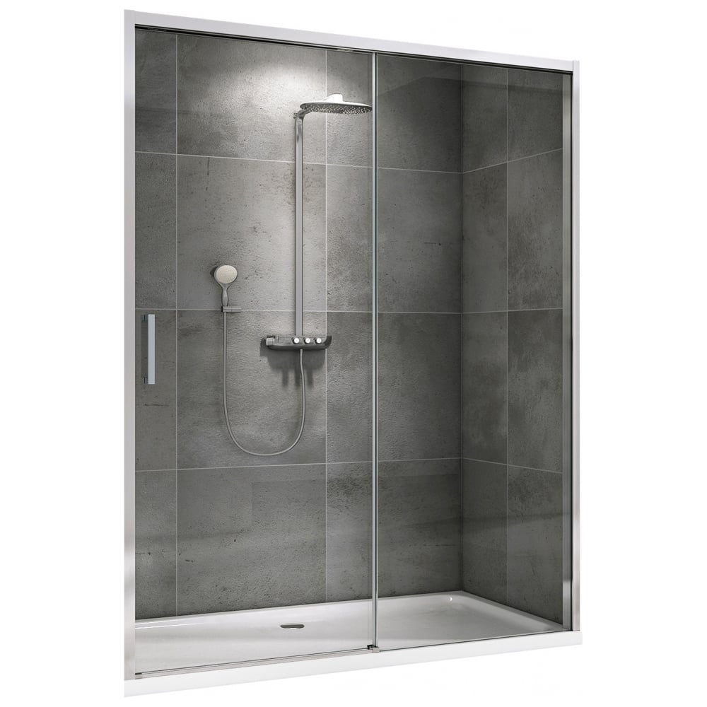 Изображение товара Душевая дверь ABBER Komfort AG93140 стеклянная раздвижная