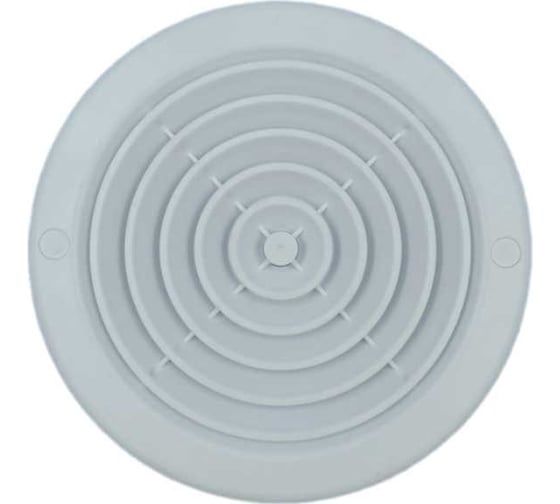 Изображение товара Решетка-диффузор приточно-вытяжная TRU круглая с фланцем, 100 мм, неразъемная ВИЕНТО 100ДФ-TRU