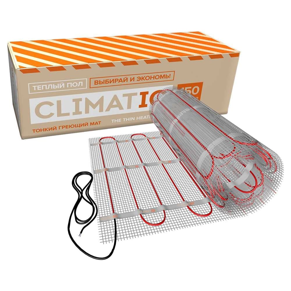 Изображение товара Самоклеящийся греющий мат IQWATT Climatiq для теплого пола 18 м², 2700 Вт