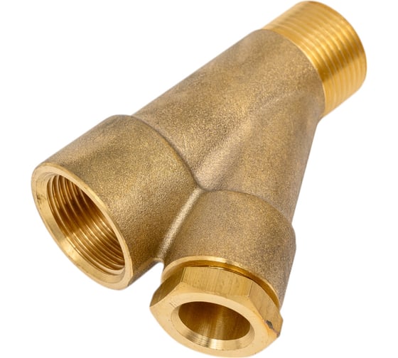 Изображение товара Тройник «косой» IQWATT 3/4’ дюйма с вводом 1/2’ под 45º и герметичным фитингом для монтажа греющего кабеля внутри трубопровода iq fitting sl 3/4’ 15057