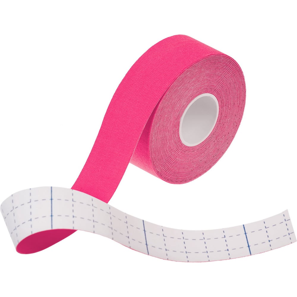 Изображение товара Кинезио тейп BRADEX 5 м x 2.5 см розовый для поддержки мышц суставов