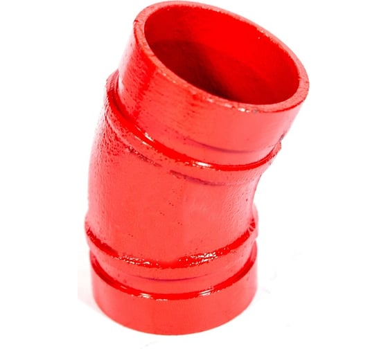 Изображение товара Колено GROOVEX 22.5 4" 114мм ду 100мм KC22114