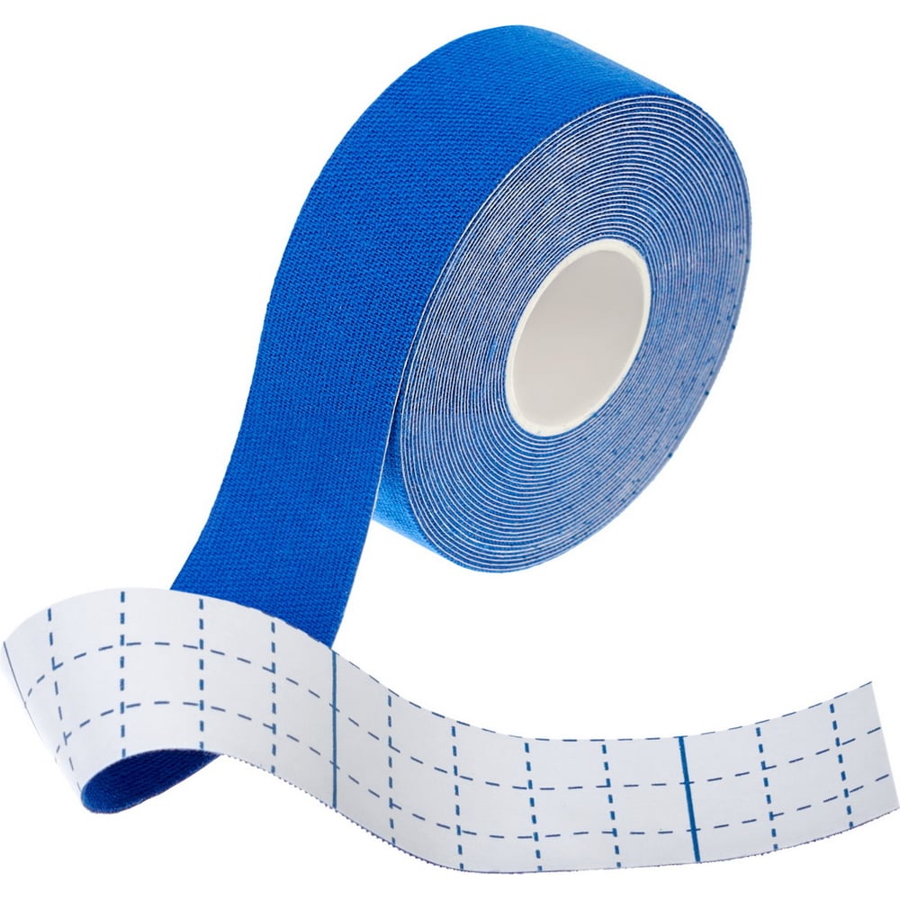 Изображение товара Кинезио тейп BRADEX 5 м x 2.5 см, синий SF 1006