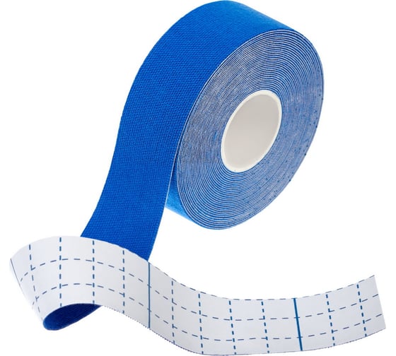 Изображение товара Кинезио тейп BRADEX 5 м x 2.5 см, синий SF 1006