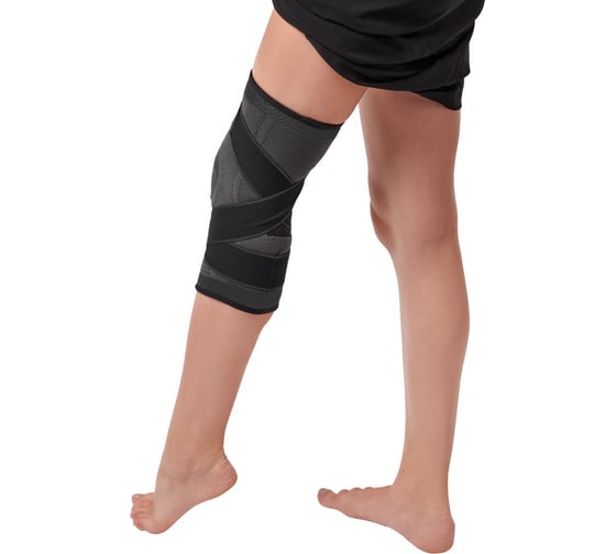 Изображение товара Суппорт колена BRADEX с утяжкой, черный SF 0665