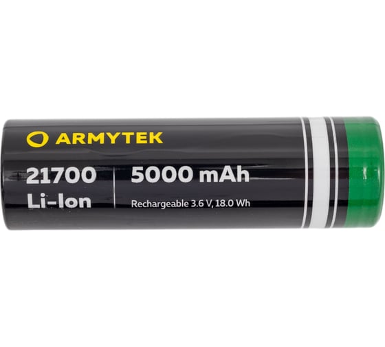 Изображение товара Аккумулятор Armytek 21700 Li-Ion 5000 mAh A03601