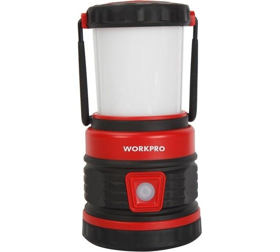 Изображение товара Фонарь-кемпинг WORKPRO светодиодный, 5 режимов освещения, 6 м, аккумулятор 2000 mAH, 200LM, зарядка USB-Micro-B WP354001