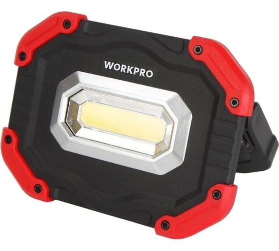 Изображение товара Фонарь-прожектор WORKPRO рабочий, 3 режима освещения, светодиодный, аккумулятор 4000mAH, 2 часа, 1200 LM, зарядка USB-Micro-С WP352004