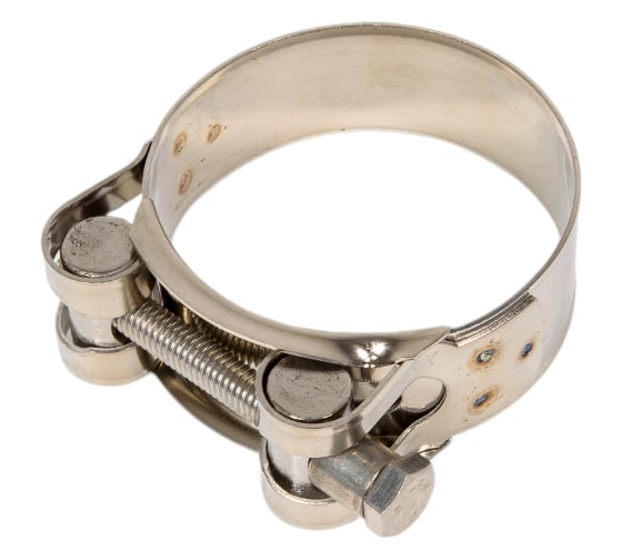 Изображение товара Усиленный хомут TITAN LOCK 44-51 мм, нержавеющая сталь AISI 304, лента+болт, 5 шт. TL44-51RCSS_5