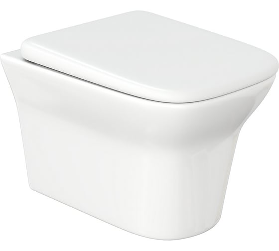 Изображение товара Подвесной унитаз Cerutti SPA ami aria ct безободковый, с сиденьем микролифт 8780