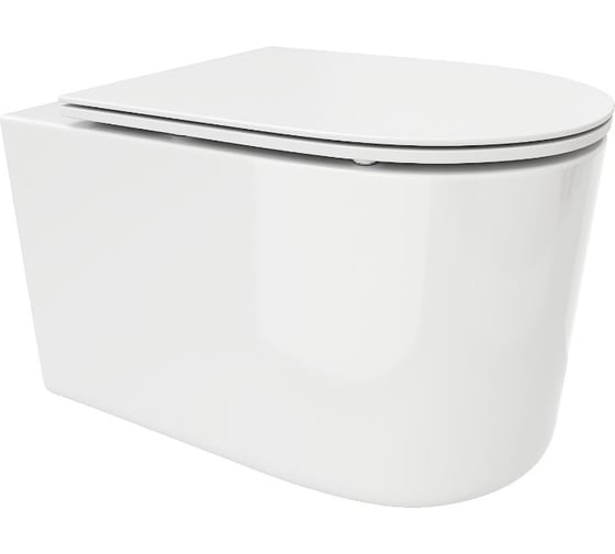 Изображение товара Подвесной унитаз Cerutti SPA tanaro aria безободковый, с сиденьем микролифт 8910