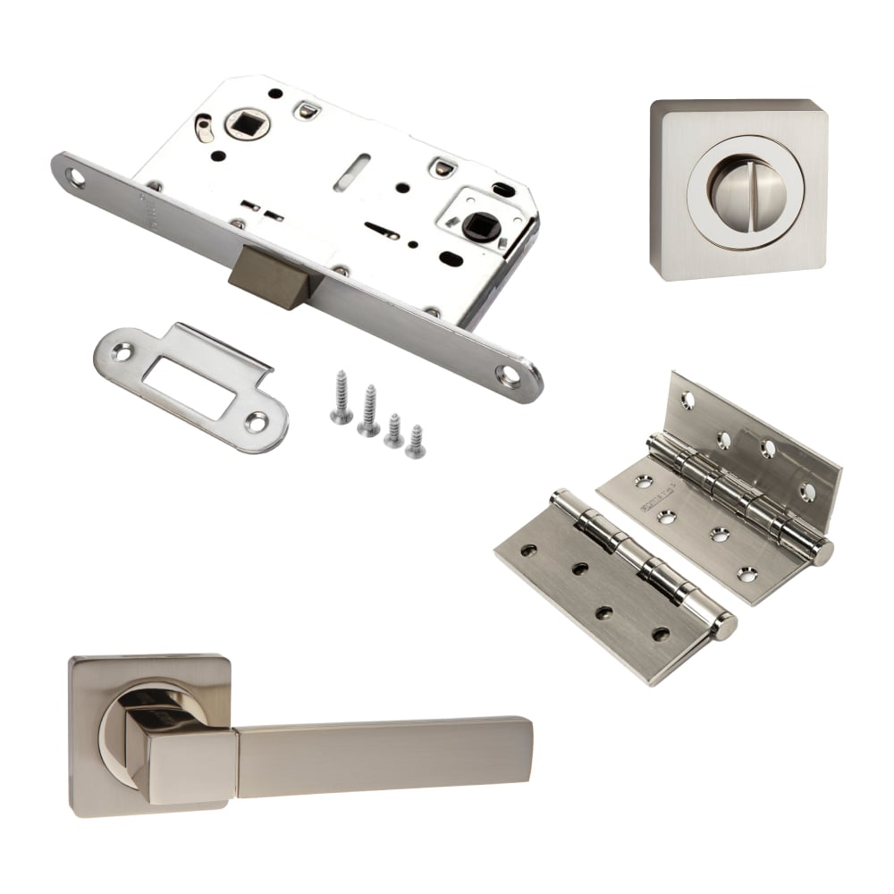 Изображение товара Комплект для межкомнатной двери PAULINIDOR с ручками и петлями