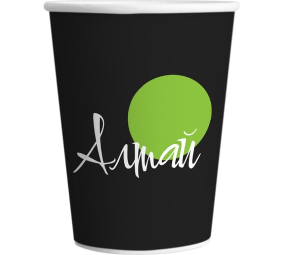 Изображение товара Одноразовый стакан Комус бумага, 1 слой, 350 мл, d-90мм, города, 50шт 1888982