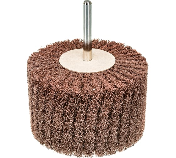 Изображение товара Круг шлифовальный лепестковый из нетканого полотна с оправкой на шпильке (80x50x6 мм; Very Fine 320) MESSER 11-55-320