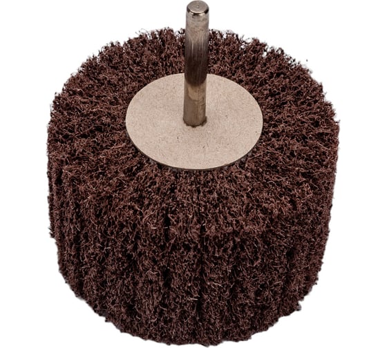 Изображение товара Круг шлифовальный лепестковый из нетканого полотна с оправкой на шпильке (80x50x6 мм; Мedium 100) MESSER 11-55-100