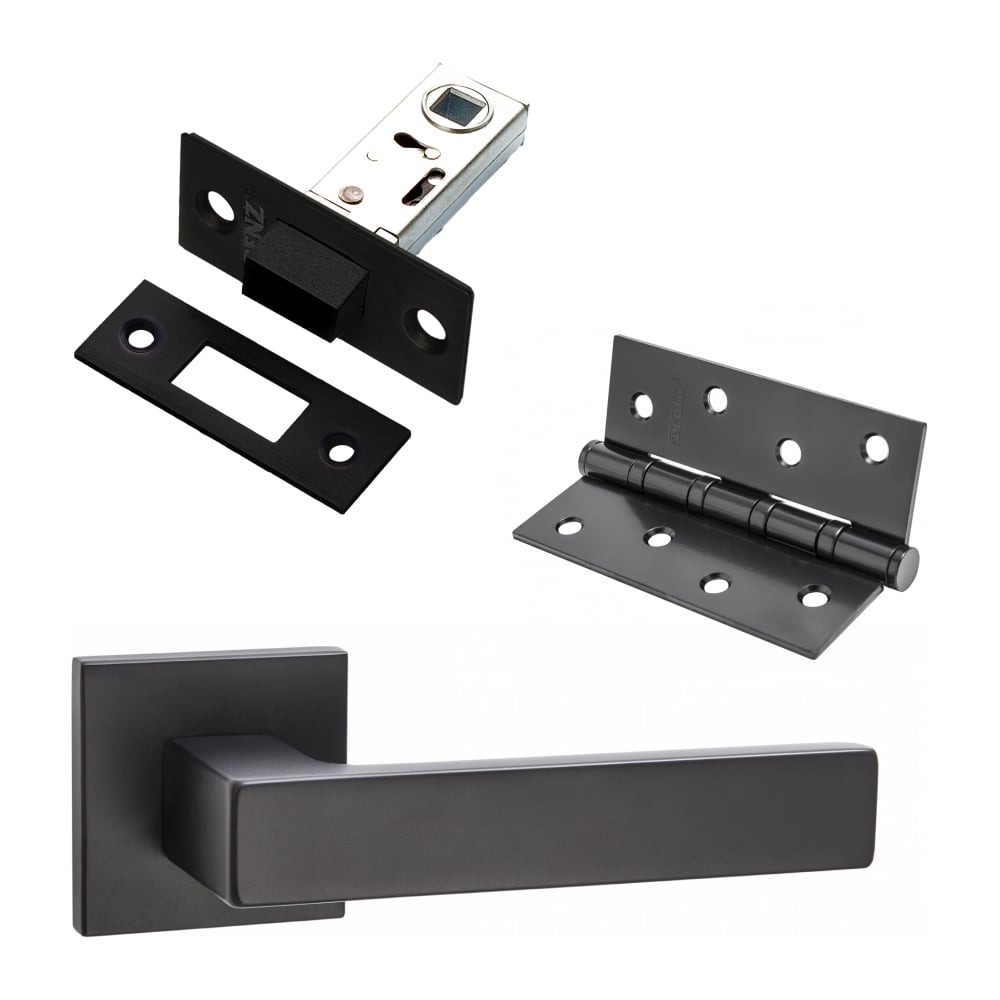 Изображение товара Комплект для межкомнатной двери PAULINIDOR 541-03 slim черный