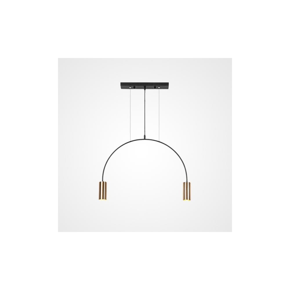 Изображение товара Подвесной светильник IMPERIUMLOFT ARC 2 Gold стиль хай-тек 2 лампы IP20