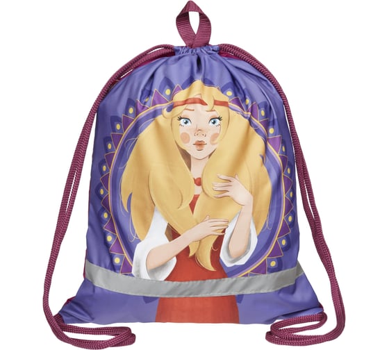 Изображение товара Мешок для обуви Комус Три богатыря Аленушка, 36x47 см 26-1с-2р 1905370