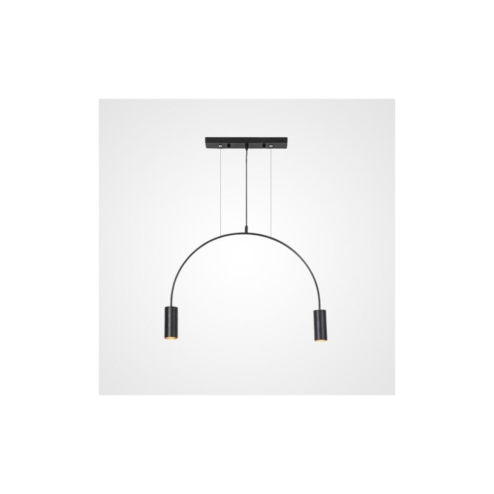 Изображение товара Подвесной светильник IMPERIUMLOFT ARC 2 Black 189568-26 с галогенными лампами и стильным дизайном