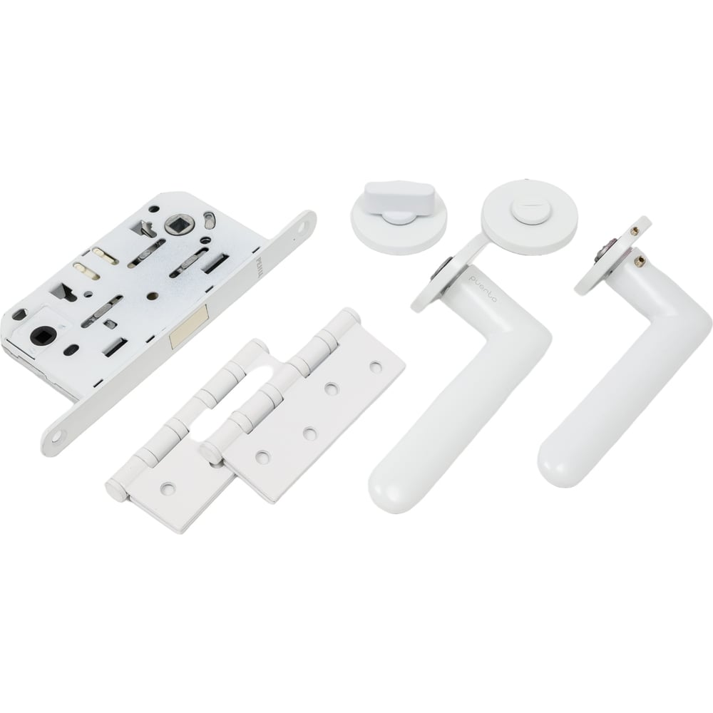 Изображение товара Комплект фурнитуры для межкомнатной двери PAULINIDOR 546-06 slim белый