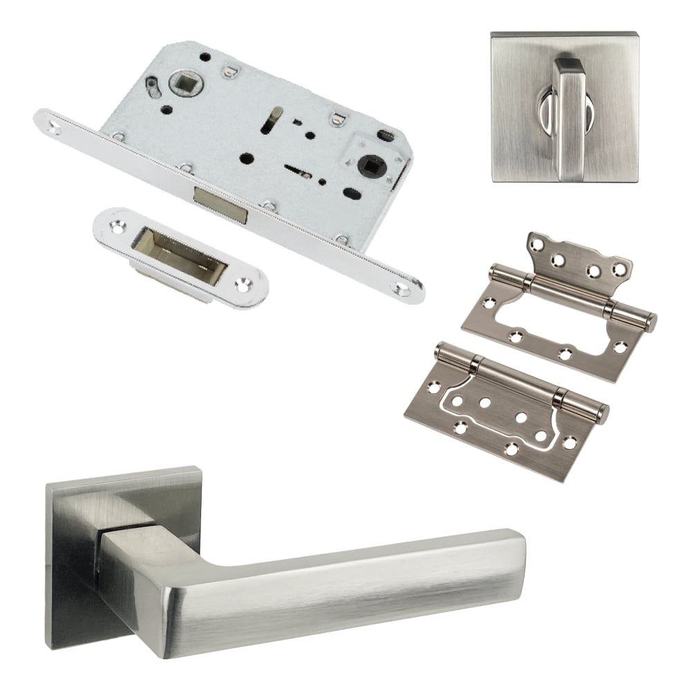 Изображение товара Комплект для межкомнатной двери PAULINIDOR ручки 541-03 slim