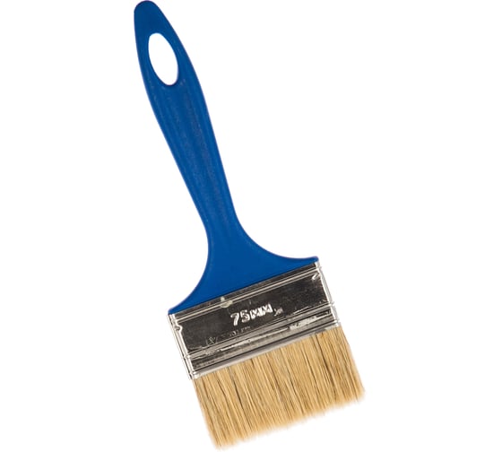 Изображение товара Плоская универсальная кисть REXANT 75х8 мм 89-0364