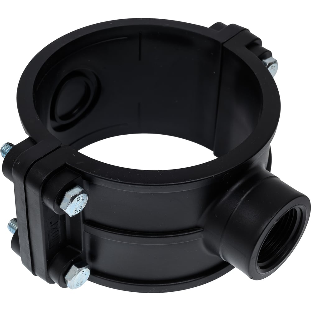 Изображение товара Седелка для ПЭ труб LAMMIN 110x1" LM34201110025 - прочное соединение для пластиковых труб