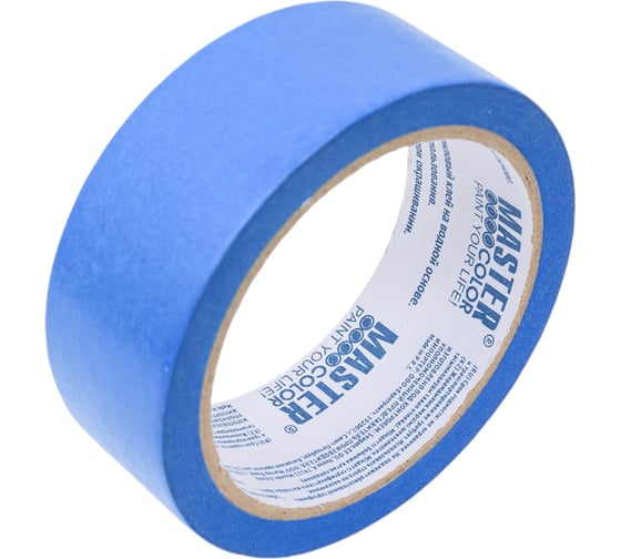 Изображение товара Малярная лента MASTER COLOR синяя, для наружных работ, 36 мм x 25 м 30-6413