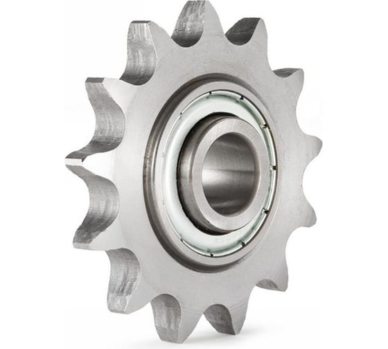 Изображение товара Натяжная звездочка на шариковых подшипниках ISKRA для цепи 10B, Z=15, 5/8"x3/8" PC10015-ISKRA