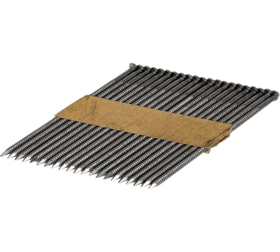 Изображение товара Реечный гвоздь Пневмопарк 3.05/90 мм, ершённый на бумаге, 600 шт. МР-652299