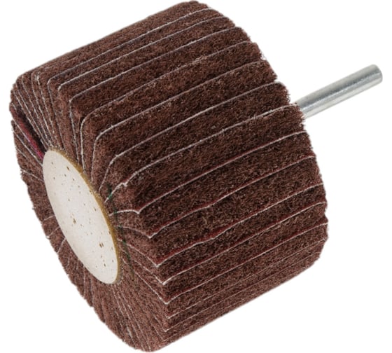 Изображение товара Головка лепестковая из нетканого материала со шлифовальными сегментами 80x50x6 мм, К100 BTI 52 330 100