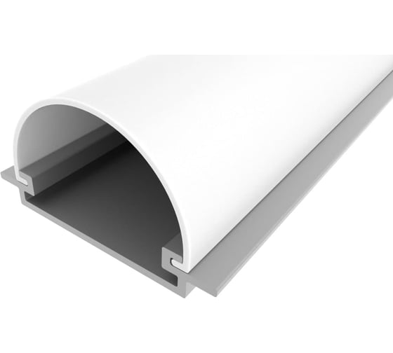 Изображение товара Комплект алюминиевого профиля LEDCRAFT с экраном и заглушками LC-LPV0532M1-3 1627000128