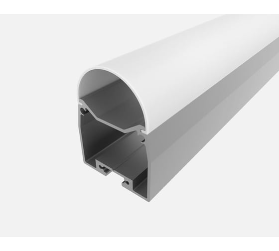 Изображение товара Комплект алюминиевого профиля LEDCRAFT с экраном и заглушками LC-LP2528RM1-3 1627000159