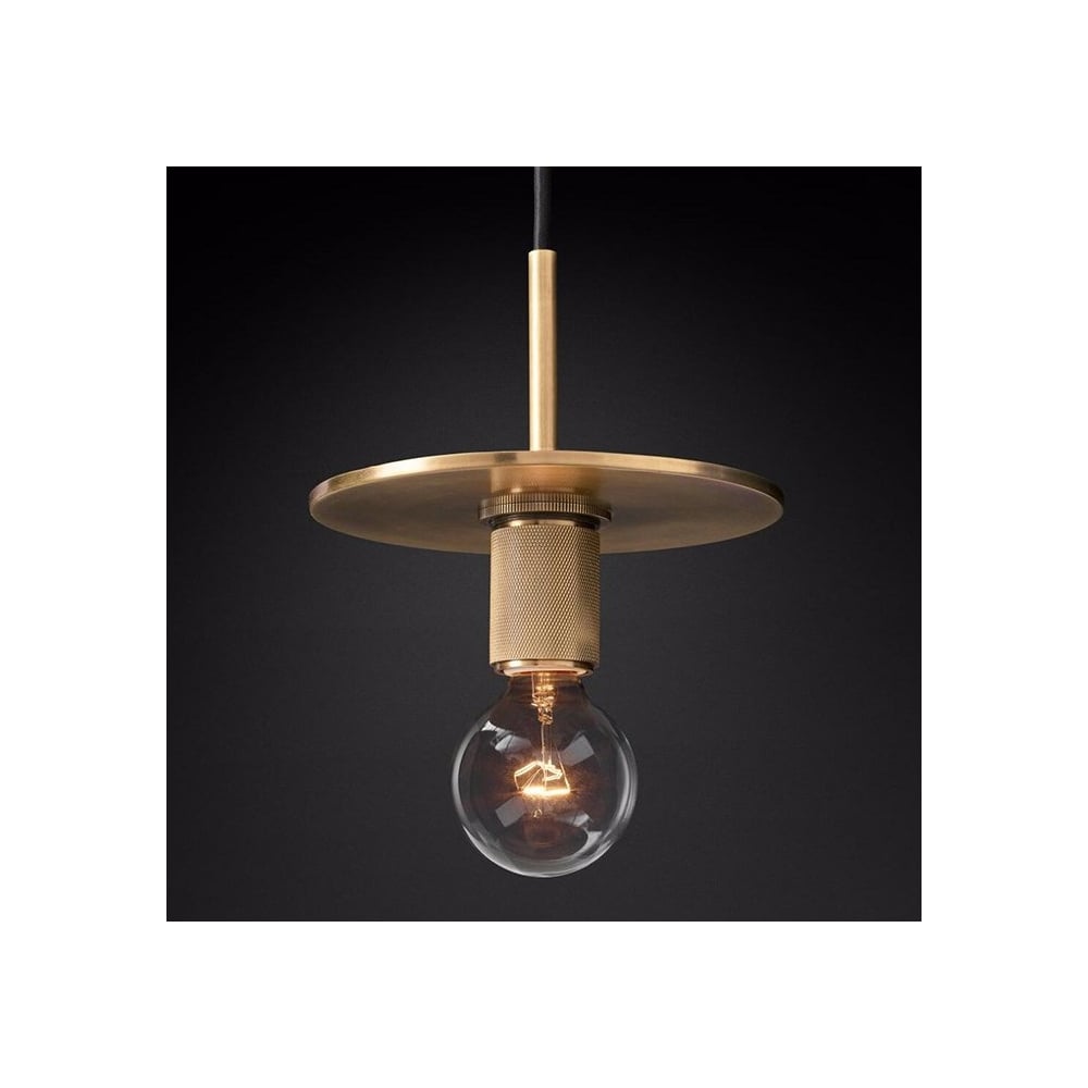 Изображение товара Подвесной светильник IMPERIUMLOFT RH Utilitaire Disk Brass 123643-22