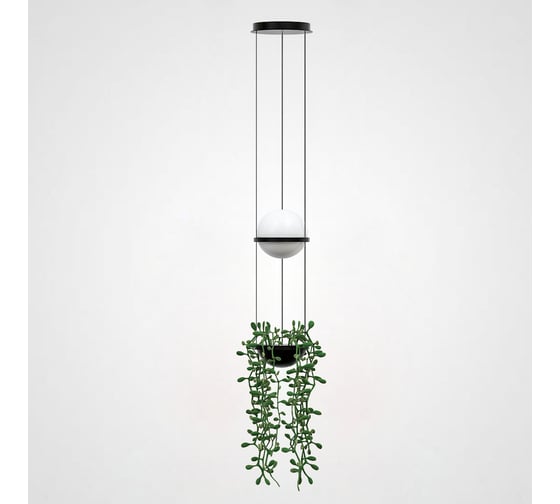 Изображение товара Подвесной светильник IMPERIUMLOFT PALMA Wall lamp шар + вазон 168489-22