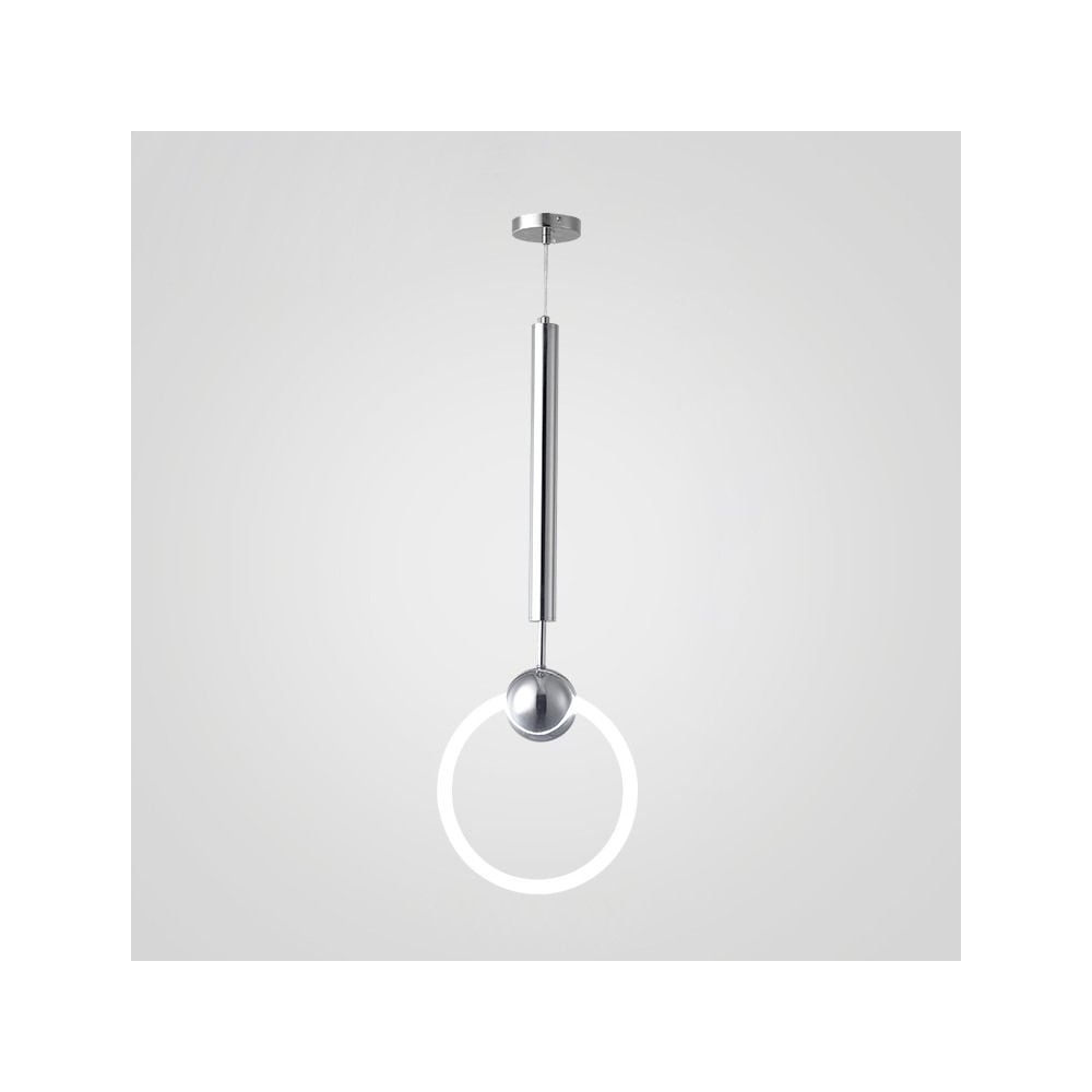 Изображение товара Подвесной светильник IMPERIUMLOFT RING L D30 серебро дизайнерский современный