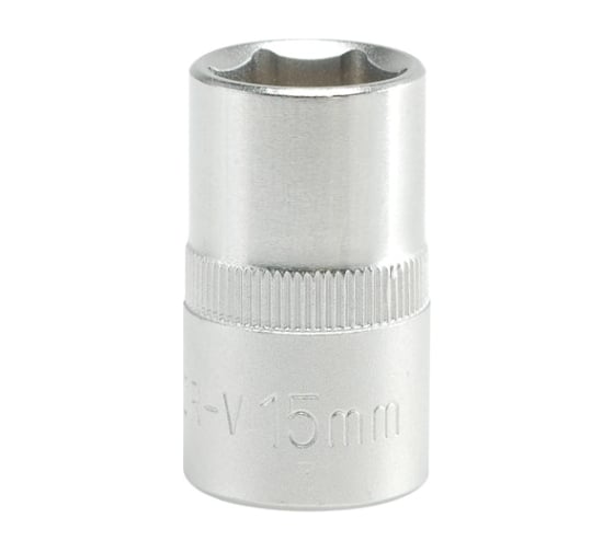 Изображение товара Головка торцевая короткая (15 мм; CrV; 1/2DR) YATO YT-1208