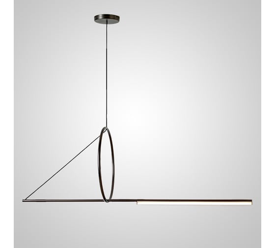 Изображение товара Подвесной светильник IMPERIUMLOFT SUSPENSION CERCLE ET TRAIT – GRAPHITE SATINE L120 144225-22