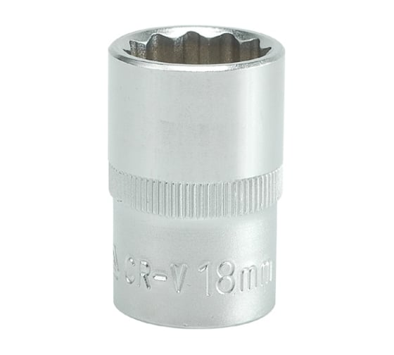 Изображение товара Торцевая головка YATO 1/2 CV короткая 18мм 12 гранная YT-1280 37121280 228 1