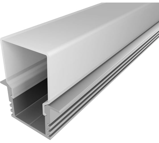 Изображение товара Комплект алюминиевого профиля LEDCRAFT с экраном и заглушками LC-LPV1222M1716-3 1627000015