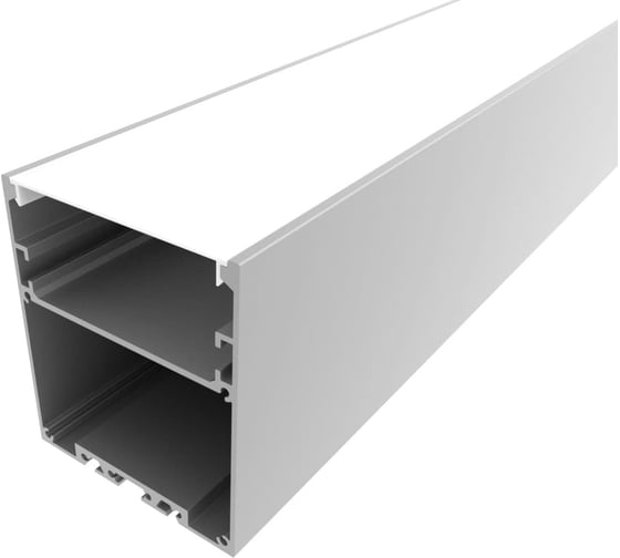 Изображение товара Комплект алюминиевого профиля LEDCRAFT с экраном и заглушками LC-LP7060M55-3 1627000125