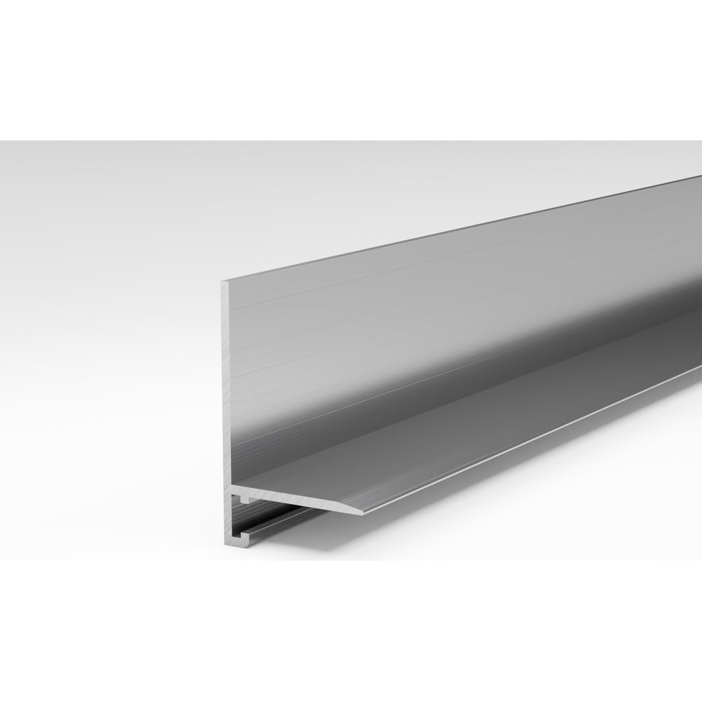 Изображение товара Микроплинтус антиплинтус Лука апл 02.2700.01л серебристый матовый