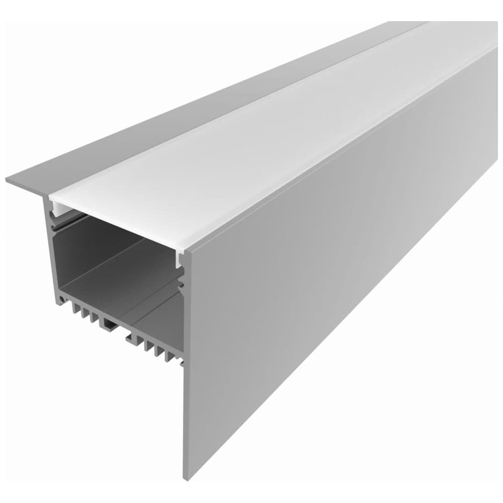 Изображение товара Комплект алюминиевого профиля с экраном и заглушками LEDCRAFT LC-NKU7664M44-3