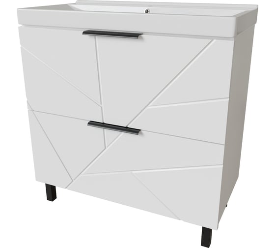 Изображение товара Тумба для ванной MIXLINE "Гранд-80" под умывальник Fest-80 Sanita Lux, ПВХ 553028