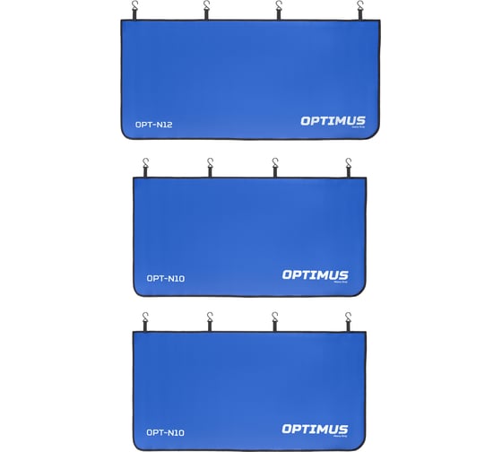 Изображение товара Комплект защитных накидок OPTIMUS с удвоенным кол-вом магнитов для крепления на кузов автомобиля, 3 шт. OPT-NS12