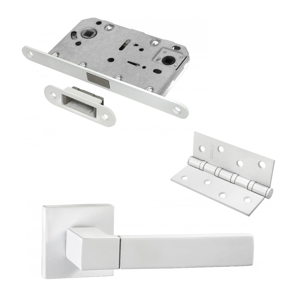 Изображение товара Комплект для межкомнатной двери PAULINIDOR 521-03 с магнитной защелкой 5096 белый