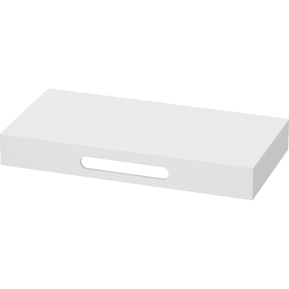 Изображение товара Столешница Misty Solid Surface 100 см белая с вырезом под раковину