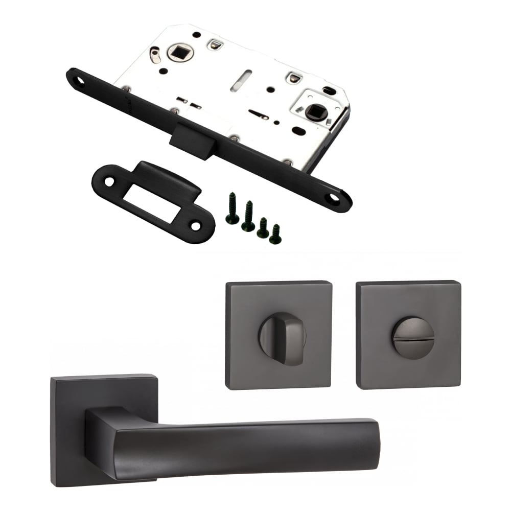 Изображение товара Комплект для межкомнатной двери PAULINIDOR черный 527-03 96PL AL03