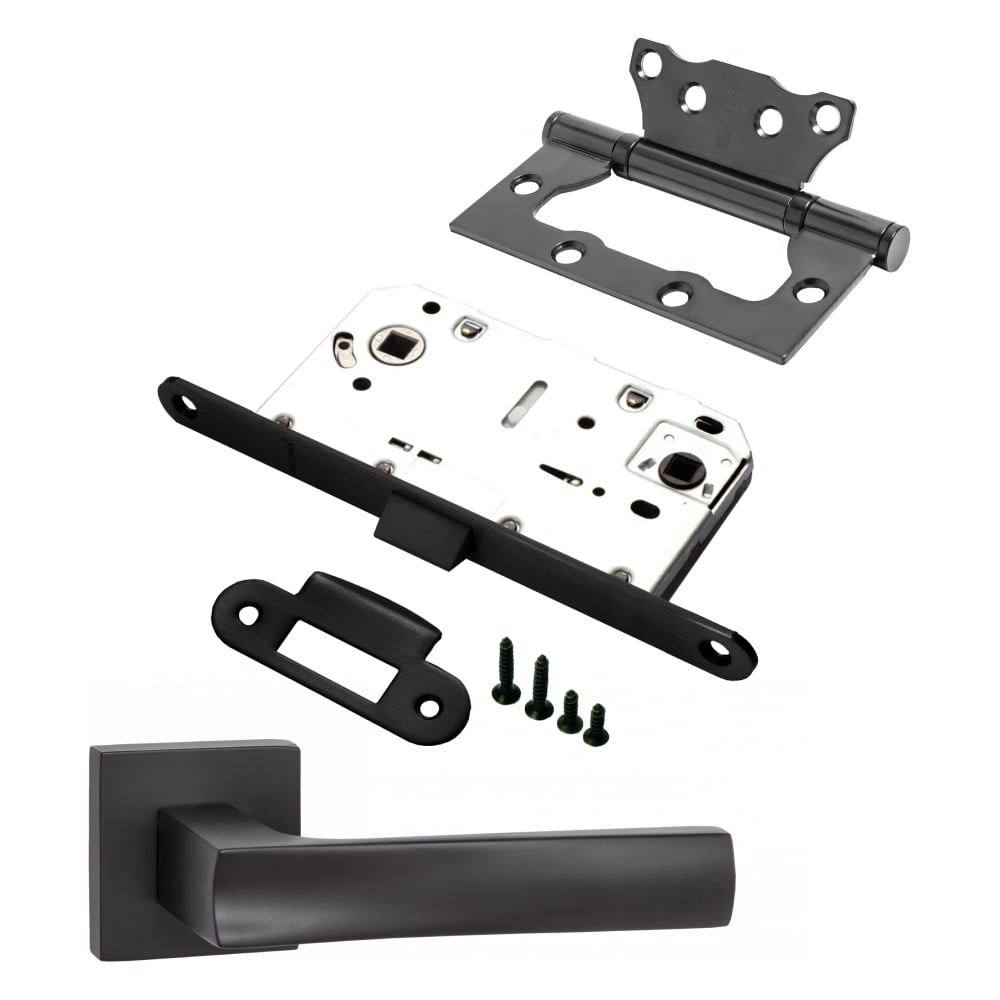 Изображение товара Комплект для межкомнатной двери PAULINIDOR 527-03 96PL 2S BL черный