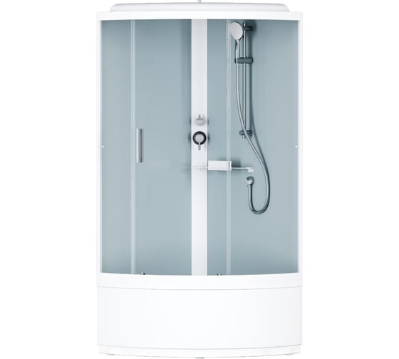 Изображение товара Душевая кабина AM.PM X-Joy Deep 90x90, 1/4 круга, профиль белый, стекло прозрачное W88C-401A-090WT